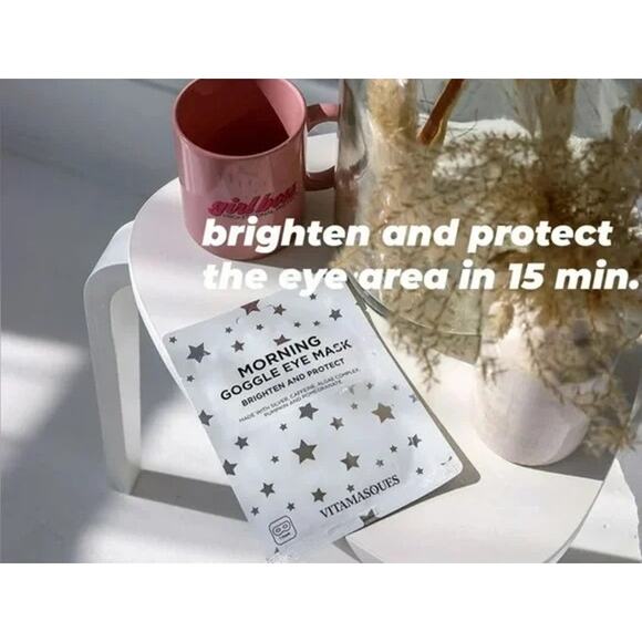 Vitamasque Morning Goggle Eye Mask, Brighten and Protect Bundle of 7 - Picture 3 of 6